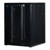Rockstable RS19-8822PP 22U 19-Inch Freestanding Server Cabinet with Mesh Door, 800 kg Load Capacity, Lockable, Adjustable Feet and Rails, Black