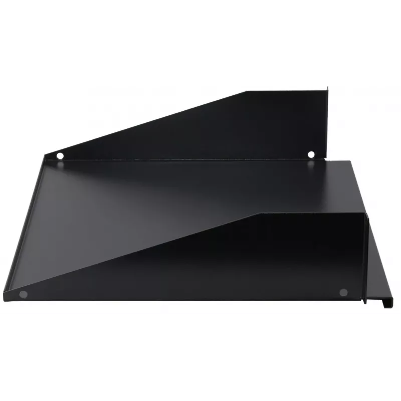 Rockstable 2U 19 Inch Fixed Rack Shelf - Steel - Black - 2.75 kg (RS19-FH21)