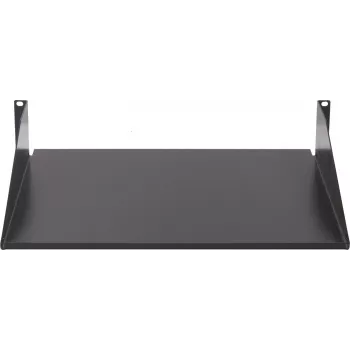 Rockstable 2U 19 Inch Fixed Rack Shelf - Steel - Black - 2.75 kg (RS19-FH21)