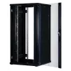 Rockstable RS19-8832 32U 19 inch Freestanding Server Cabinet with Tempered Glass Door, Lockable, 800 kg Load, Adjustable Rails