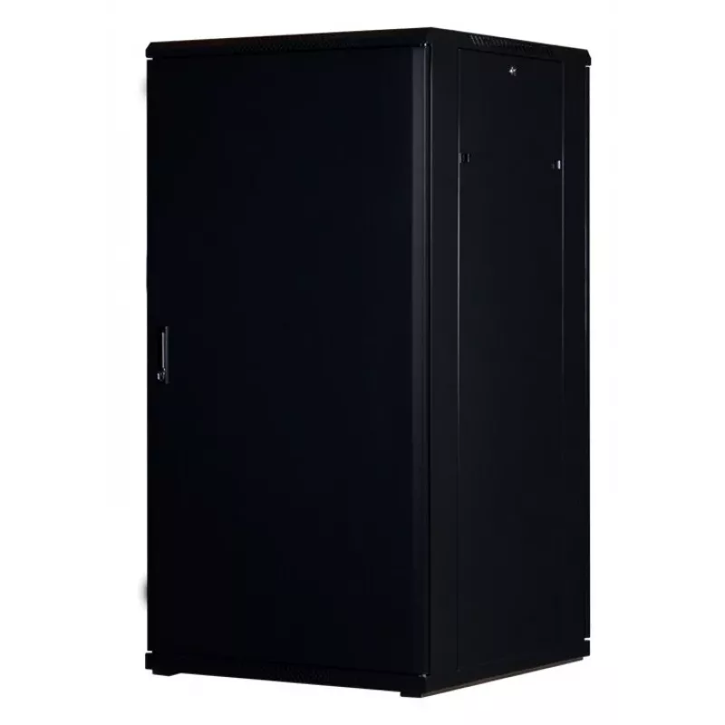 Rockstable RS19-8832 32U 19 inch Freestanding Server Cabinet with Tempered Glass Door, Lockable, 800 kg Load, Adjustable Rails