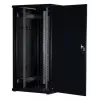 Rockstable 32U 19-Inch Server Cabinet with Glass Door - Freestanding Rack - 800 kg Load Capacity - Lockable - Mounting Rails - Adjustable Feet (RS19-8032)