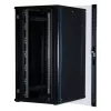 Rockstable 32U 19-Inch Server Cabinet with Glass Door - Freestanding Rack - 800 kg Load Capacity - Lockable - Mounting Rails - Adjustable Feet (RS19-8032)