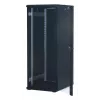 Rockstable 32U 19-Inch Server Rack Cabinet with Glass Door - Freestanding Frame - 32U - 800 kg - Lockable Lock - Mounting Rails - Adjustable Feet (RS19-6832)