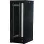 Rockstable 32U 19 inch Freestanding Server Rack with Mesh Doors, 800 kg Load Capacity, Lockable, Adjustable Rails, Black (RS19-6832PP)