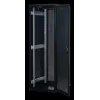 Rockstable 37 HE 19 inch Server Rack with Mesh Doors - Freestanding Frame - 37U - 800 kg - Lockable Lock - Mounting Rails - Adjustable Feet (RS19-6837PP)