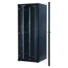 Rockstable RS19-8842 42U 19 inch Freestanding Server Cabinet with Tempered Glass Door, 800 kg Load, Black