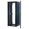 Rockstable RS19-8842 42U 19 inch Freestanding Server Cabinet with Tempered Glass Door, 800 kg Load, Black
