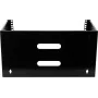 Rockstable 6U 19-Inch Wall Mount Frame - Mounting Kit - SPCC Steel - Black - 1 Piece - 3.86 kg (RS19-WMB6)