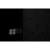 Rockstable RS19-FH612 1U Rack Shelf - Black - Steel - 60 kg Load Capacity - Oval Perforated