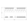 ROGER XM-8DR-BRD I/O Expander Module, 8 Inputs, 8 Relay Outputs, RS485