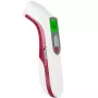 ROHNSON A-200 Digital Thermometer Hygrometer with Clock and Alarm, White
