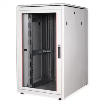 ROLINE 19 inch Network Cabinet Pro 26U 800x1000 WxD Glass Door Grey (26.21.0054)