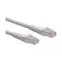 Roline Cat.6 SFTP Patch Cable, RJ-45 Male to RJ-45 Male, 1 m, Grey 21.15.0831
