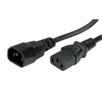 ROLINE GREEN Appliance Connection Cable, IEC 320 C14 to C13, LSOH, Black, 0.8 m