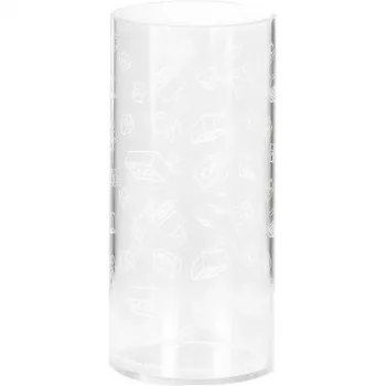 Room Copenhagen LEGO Cylinder Vase Brick Art Line Transparent