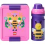 ROOM COPENHAGEN LEGO Lunch Set Bee - 2-Piece Set with Drinking Bottle and Lunch Box, Purple