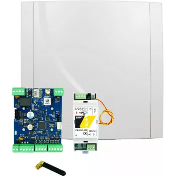 ROPAM Basic4G-SET: LTE 4G GSM Module Kit with Surface-Mount Enclosure, Power Supply, and Antenna