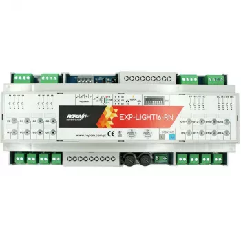 Ropam Lighting Controller EXP-LIGHT16-RN – 16-Channel Relay Expansion Module for RopamNet Bus