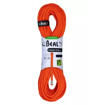 Rope feed 9.8mm 80m Solid Orange BEAL