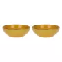 ROSE&TULIPANI Set of 2 Concerto Ocra Salad Bowls - Yellow, 26 cm