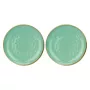 ROSE&TULIPANI Set of 2 Round Platters Concerto Verde Acqua - Mint, 32 cm