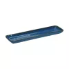 ROSE&TULIPANI Set of 4 Rectangular Trays Concerto Blu Avio - Navy Blue, 32 x 8 cm