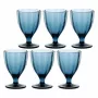 ROSE&TULIPANI Set of 6 Amami Glasses - Blue, 300 ml