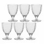 ROSE&TULIPANI Set of 6 Amami Glasses - Transparent, 300 ml