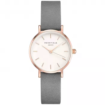 ROSEFIELD Women's Watch 26WGR-264 - 26mm Rose Gold Stainless Steel, Eggshell White Dial, Quartz