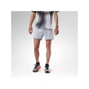 Rossignol Men's Sapa 2-in-1 Running Shorts 7 inch Grey