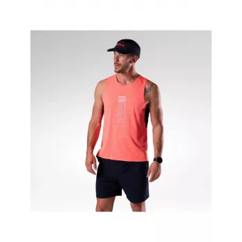 Rossignol Men's Sapa Ultra Tank Top Red - Size M