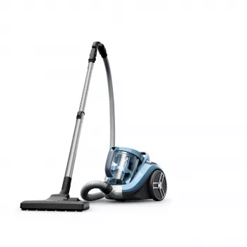 ROWENTA Compact Power XXL RO4B11 Bagless Cylinder Vacuum Cleaner, 550W, 2.5L, Black/Blue