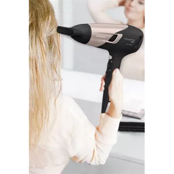 Rowenta hair dryer Power 2100W Hair Dryer, Black/Pink