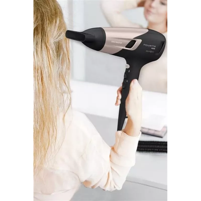 Rowenta hair dryer Power 2100W Hair Dryer, Black/Pink