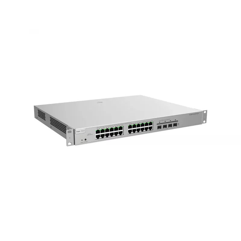 Ruijie Networks RG-NBS5200-24GT4XS-P 24-Port Gigabit Layer 3 Managed PoE+ Switch with 4 x 10G SFP+ Uplinks