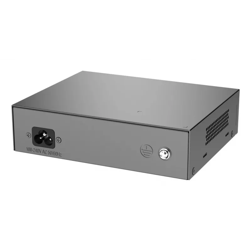 Ruijie RG-ES106F-P 6-Port Fast Ethernet PoE Switch, 4 PoE+ Ports, 54W Budget, Unmanaged, Black