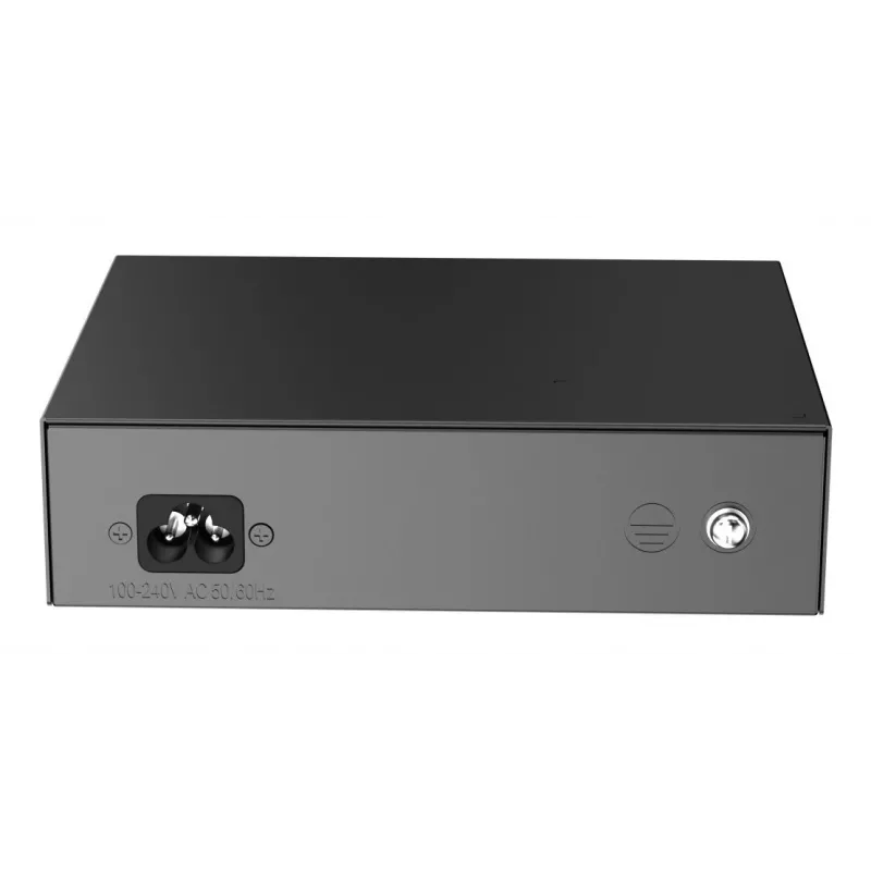 Ruijie RG-ES106F-P 6-Port Fast Ethernet PoE Switch, 4 PoE+ Ports, 54W Budget, Unmanaged, Black
