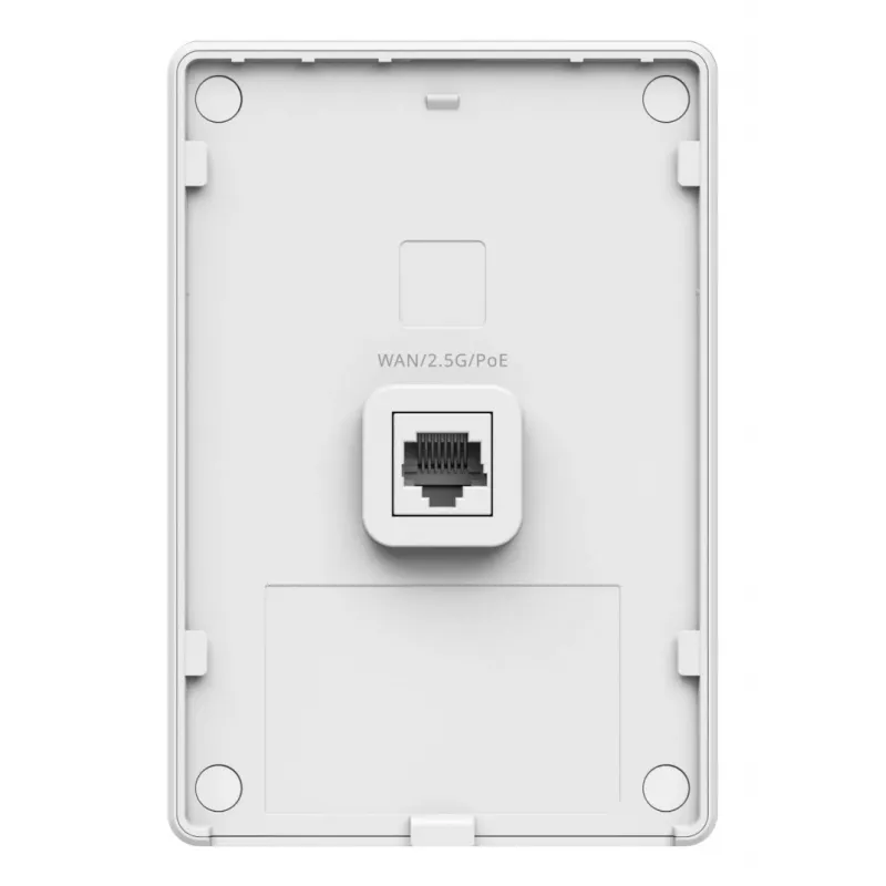 RUIJIE RG-RAP72-WALL Wi-Fi 7 Tri-Band Wall-Plate Access Point, 2.5GbE Uplink, PoE+ Powered