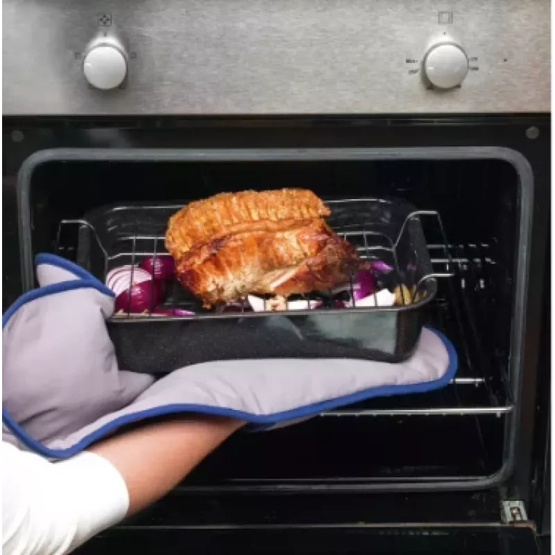 Russell Hobbs CW91612EU7 34cm Enamel Roaster & Rack