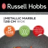 Russell Hobbs RH028121EU7 Metallic Marble Wok 28cm