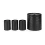 Russell Hobbs RH03270 Liniera 4-Piece Countertop Set, Black