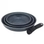 Russell Hobbs RH03293EU7 Nightfall Stone 4-Piece Smart Clip Fry Pan Set