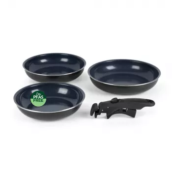 Russell Hobbs RH03314 Marine Smart Clip 4 Piece Fry Pan Set