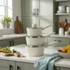 Russell Hobbs RH03868C Cote 20 cm Saucepan, Cream