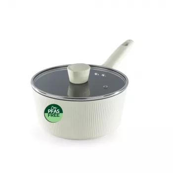 Russell Hobbs RH03868C Cote 20 cm Saucepan, Cream