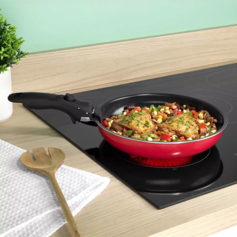 Russell Hobbs RH03995 Riviera 4-Piece Smart Clip Fry Pan Set