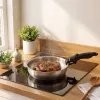 Russell Hobbs RH04033 Stainless Steel 4-Piece Smart Clip Fry Pan Set