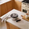 Russell Hobbs RH04034 Stainless Steel 4-Piece Smart Clip Saucepan Set