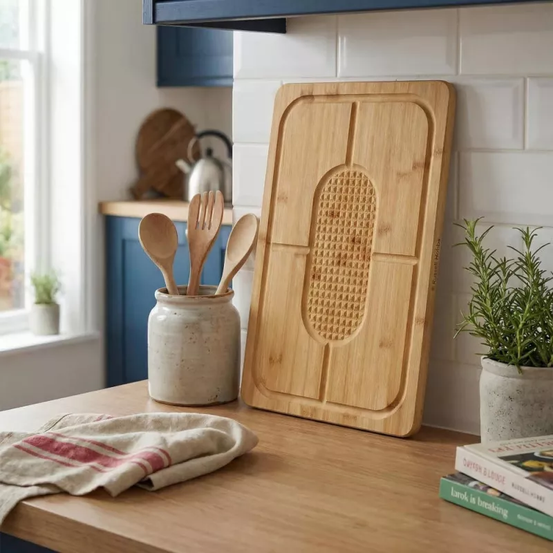 Russell Hobbs RH04066 Element Bamboo Carving Board 44 x 30 cm